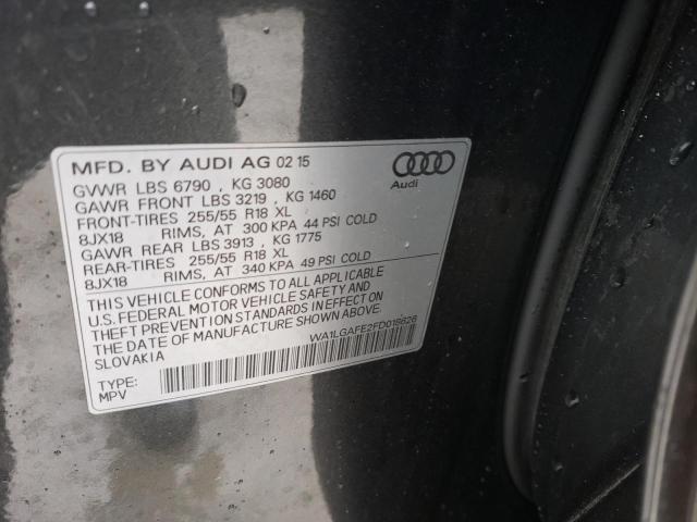 Photo 12 VIN: WA1LGAFE2FD018626 - AUDI Q7 PREMIUM 