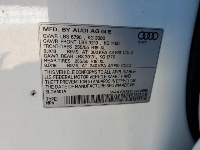 Photo 12 VIN: WA1LGAFE2FD024555 - AUDI Q7 PREMIUM 