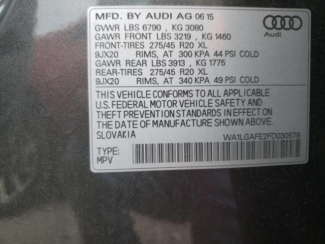 Photo 13 VIN: WA1LGAFE2FD030579 - AUDI Q7 