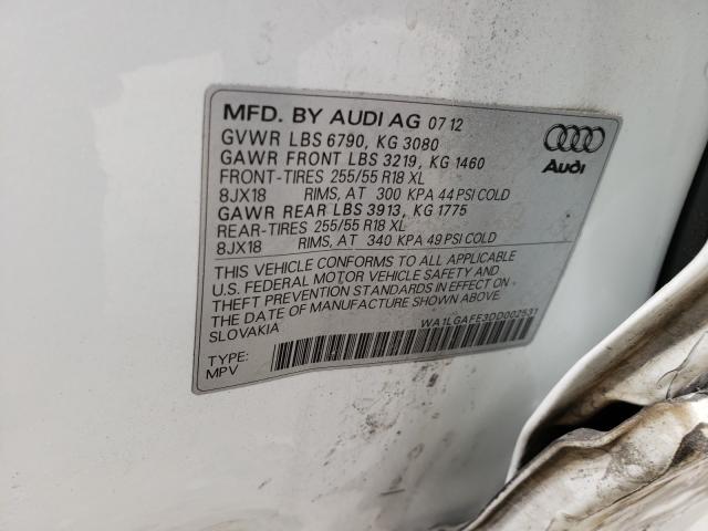 Photo 9 VIN: WA1LGAFE3DD002531 - AUDI Q7 PREMIUM 