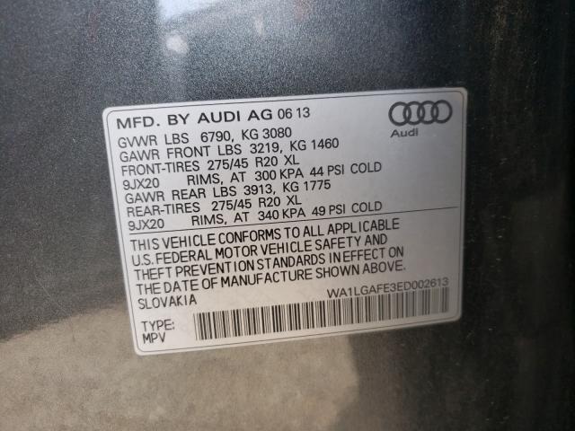 Photo 9 VIN: WA1LGAFE3ED002613 - AUDI Q7 