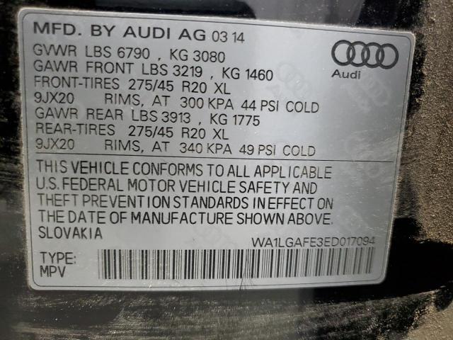 Photo 12 VIN: WA1LGAFE3ED017094 - AUDI Q7 PREMIUM 