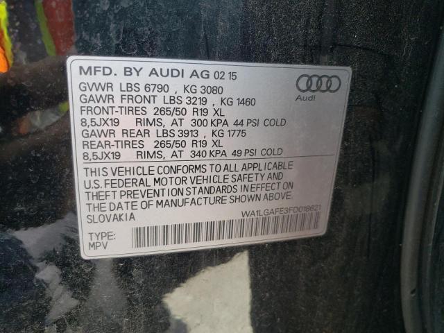 Photo 12 VIN: WA1LGAFE3FD018621 - AUDI Q7 PREMIUM 