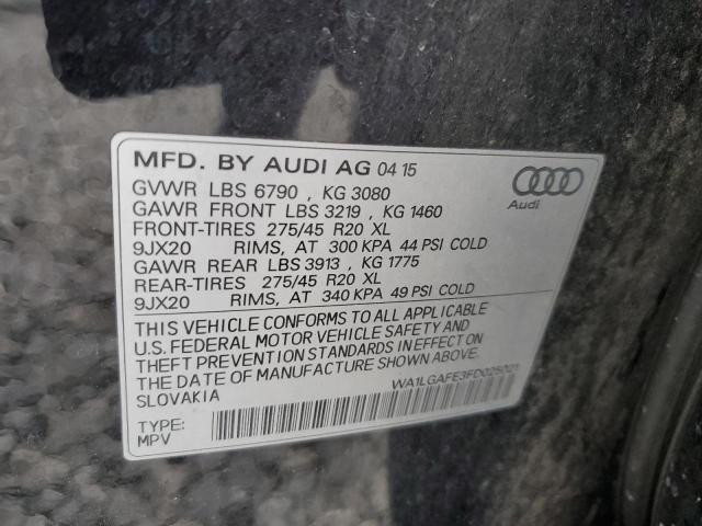 Photo 12 VIN: WA1LGAFE3FD025021 - AUDI Q7 