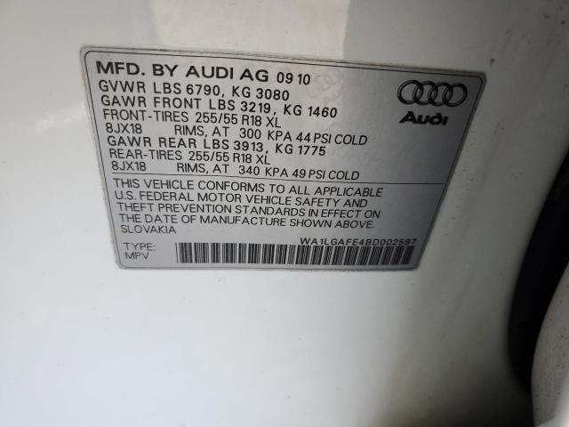 Photo 12 VIN: WA1LGAFE4BD002597 - AUDI Q7 