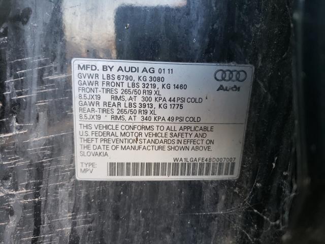 Photo 9 VIN: WA1LGAFE4BD007007 - AUDI Q7 