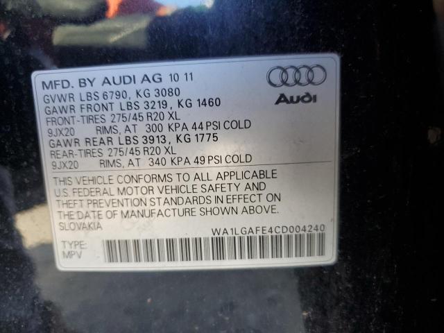 Photo 12 VIN: WA1LGAFE4CD004240 - AUDI Q7 