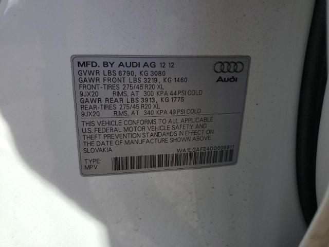 Photo 12 VIN: WA1LGAFE4DD009911 - AUDI Q7 PREMIUM 