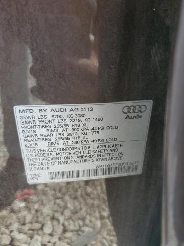 Photo 12 VIN: WA1LGAFE4DD015241 - AUDI Q7 PREMIUM 