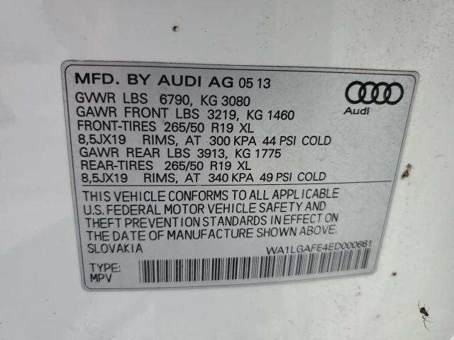 Photo 12 VIN: WA1LGAFE4ED000661 - AUDI Q7 PREMIUM 