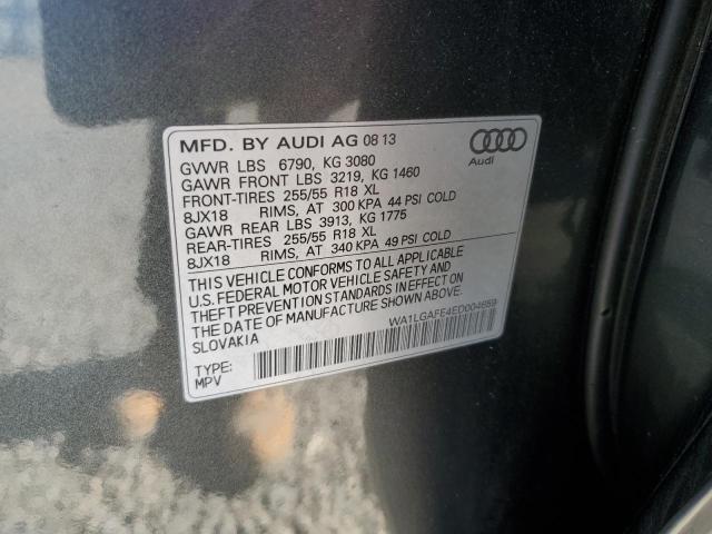 Photo 11 VIN: WA1LGAFE4ED004659 - AUDI Q7 PREMIUM 