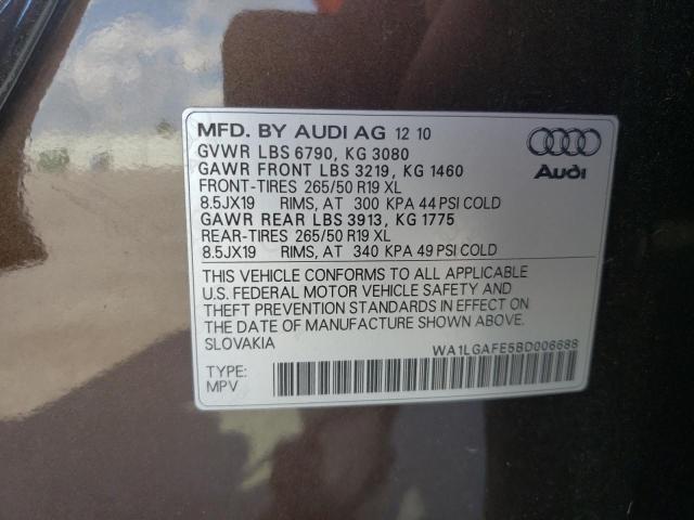 Photo 9 VIN: WA1LGAFE5BD006688 - AUDI Q7 PREMIUM 