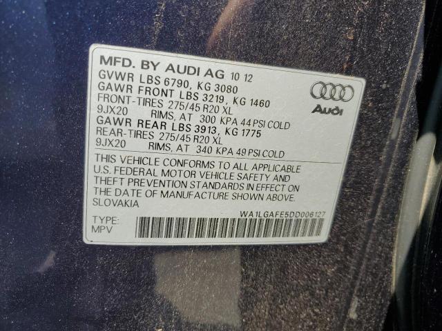 Photo 11 VIN: WA1LGAFE5DD006127 - AUDI Q7 PREMIUM 