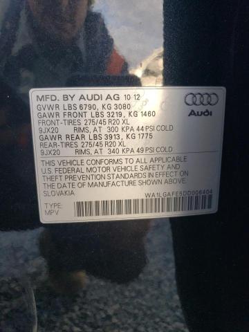 Photo 11 VIN: WA1LGAFE5DD006404 - AUDI Q7 