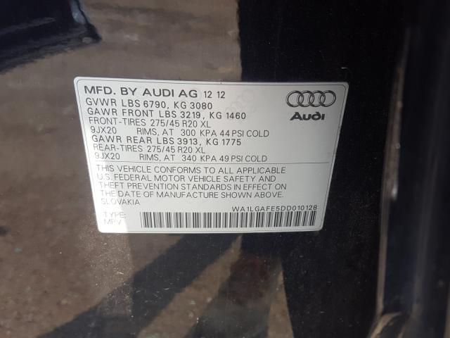 Photo 9 VIN: WA1LGAFE5DD010128 - AUDI Q7 