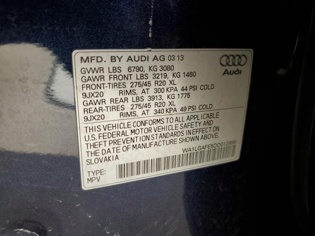 Photo 13 VIN: WA1LGAFE5DD012896 - AUDI Q7 PREMIUM 