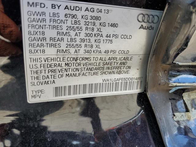 Photo 12 VIN: WA1LGAFE5DD014857 - AUDI Q7 PREMIUM 