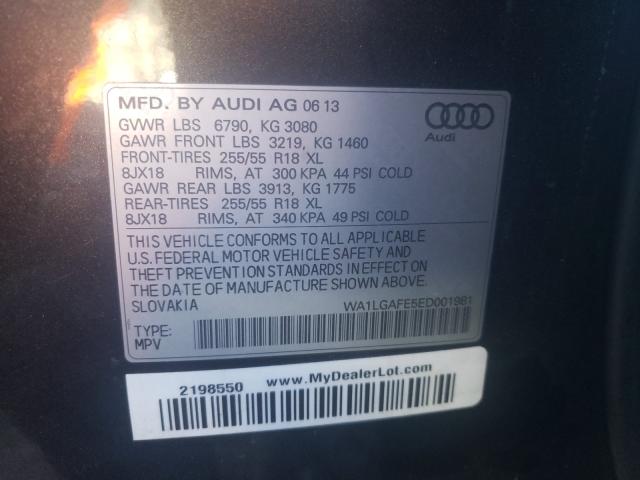 Photo 9 VIN: WA1LGAFE5ED001981 - AUDI Q7 