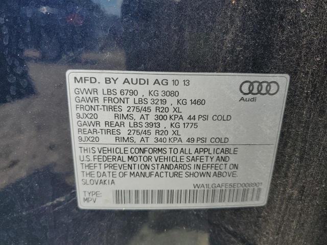 Photo 9 VIN: WA1LGAFE5ED008901 - AUDI Q7 PREMIUM 