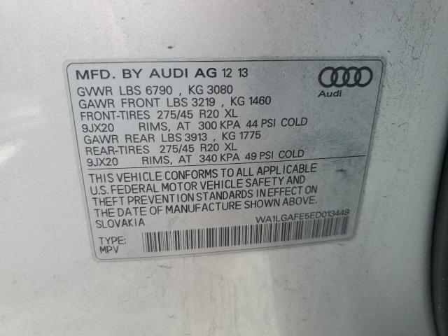 Photo 12 VIN: WA1LGAFE5ED013449 - AUDI Q7 