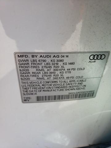 Photo 12 VIN: WA1LGAFE5ED018912 - AUDI Q7 PREMIUM 