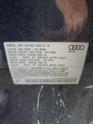 Photo 12 VIN: WA1LGAFE5FD014425 - AUDI Q7 PREMIUM 