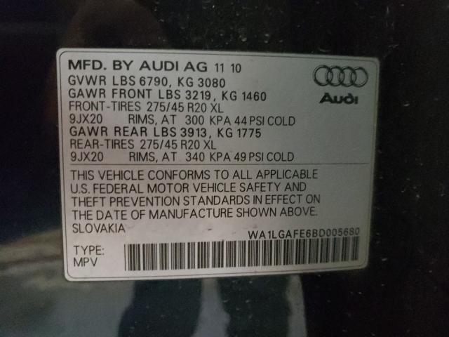 Photo 9 VIN: WA1LGAFE6BD005680 - AUDI Q7 PREMIUM 