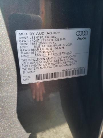 Photo 11 VIN: WA1LGAFE6DD001583 - AUDI Q7 