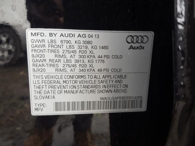 Photo 9 VIN: WA1LGAFE6DD014205 - AUDI Q7 