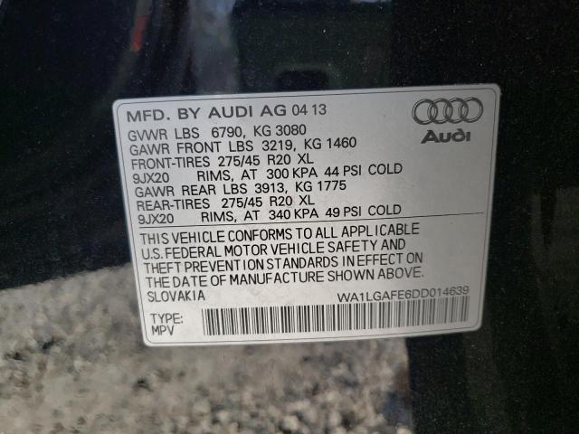 Photo 9 VIN: WA1LGAFE6DD014639 - AUDI Q7 PREMIUM 