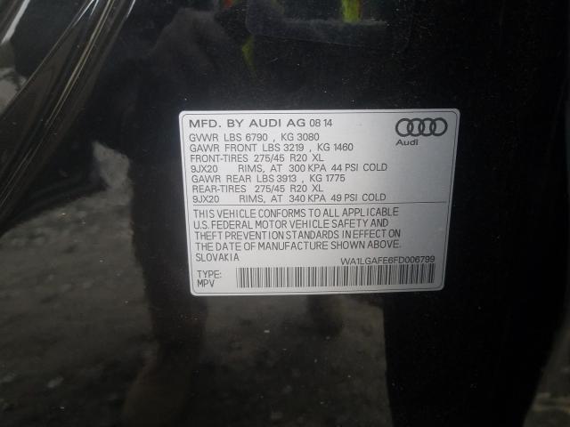 Photo 9 VIN: WA1LGAFE6FD006799 - AUDI Q7 