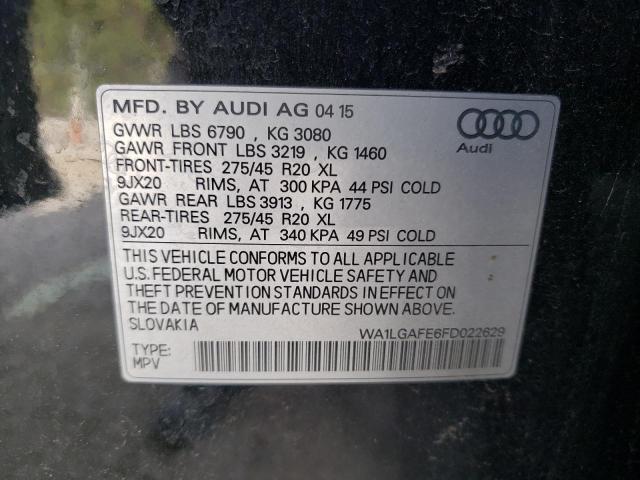 Photo 11 VIN: WA1LGAFE6FD022629 - AUDI Q7 PREMIUM 