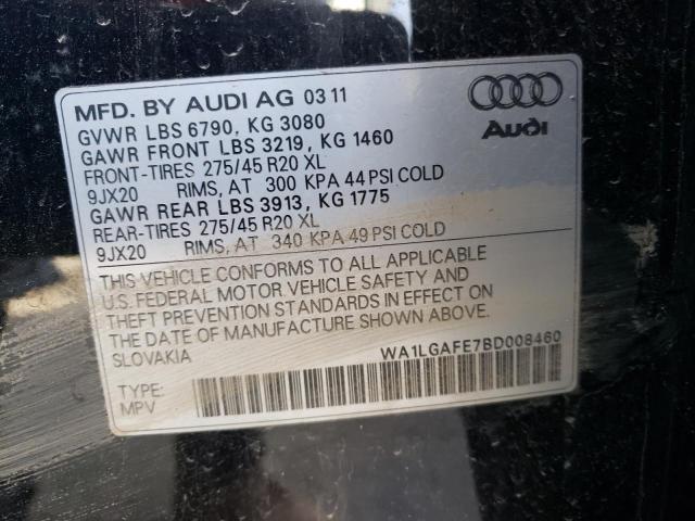 Photo 11 VIN: WA1LGAFE7BD008460 - AUDI Q7 