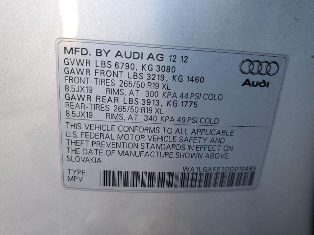 Photo 12 VIN: WA1LGAFE7DD010485 - AUDI Q7 PREMIUM 