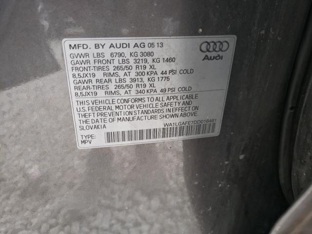 Photo 9 VIN: WA1LGAFE7DD016481 - AUDI Q7 