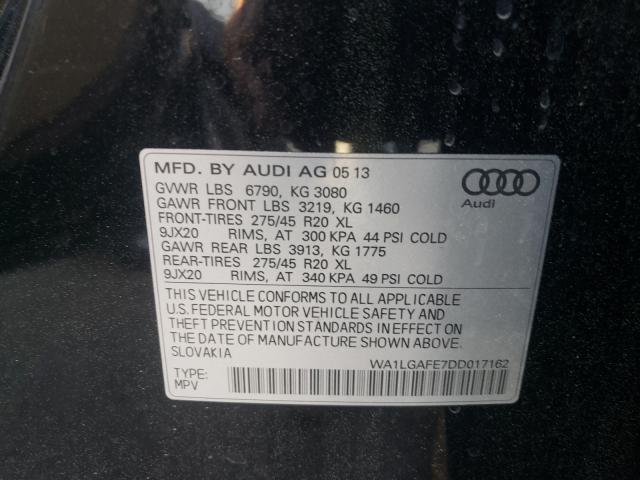 Photo 9 VIN: WA1LGAFE7DD017162 - AUDI Q7 