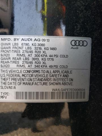 Photo 12 VIN: WA1LGAFE7ED006504 - AUDI Q7 PREMIUM 