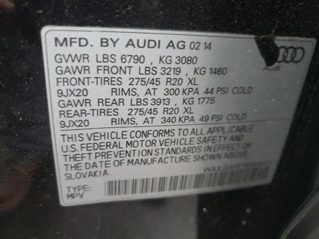 Photo 11 VIN: WA1LGAFE7ED015171 - AUDI Q7 PREMIUM 