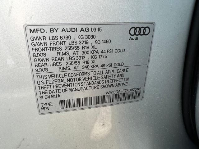 Photo 9 VIN: WA1LGAFE7FD020114 - AUDI Q7 