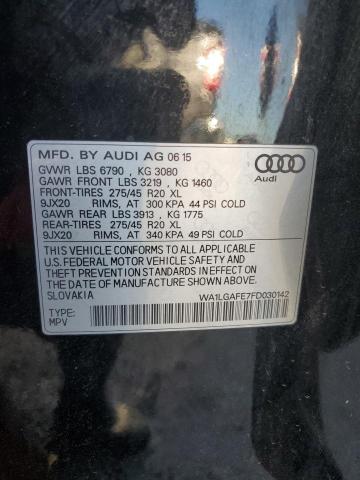 Photo 12 VIN: WA1LGAFE7FD030142 - AUDI Q7 PREMIUM 