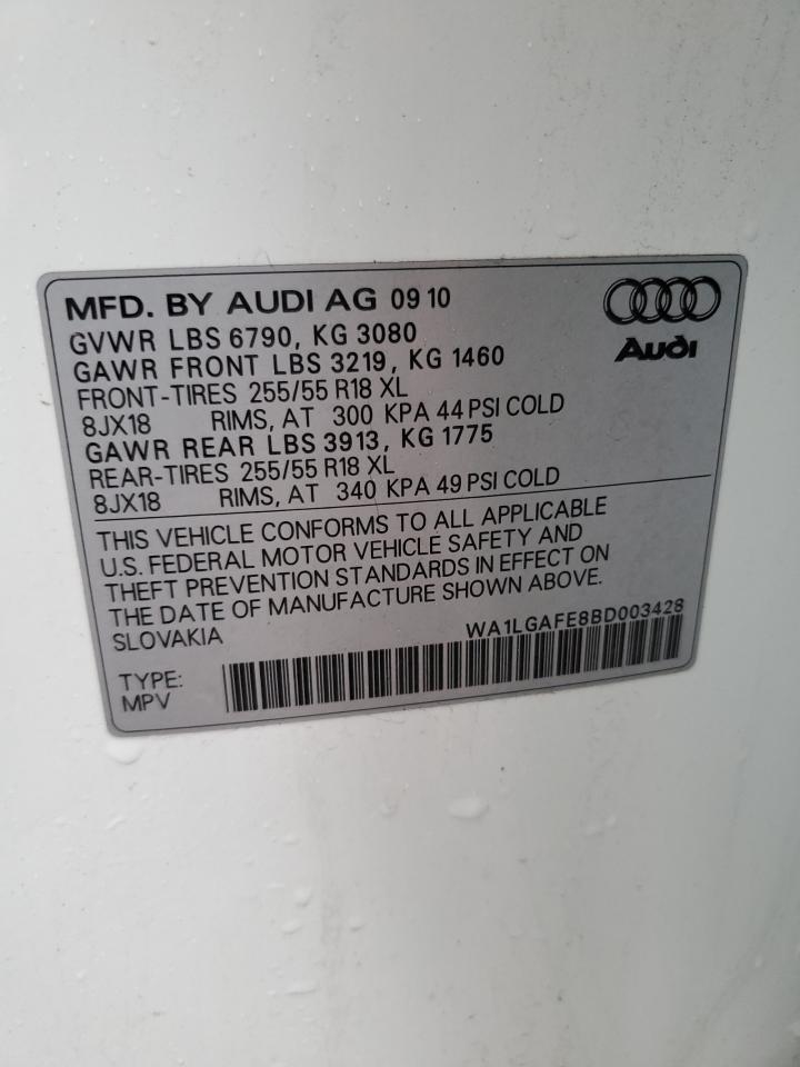 Photo 12 VIN: WA1LGAFE8BD003428 - AUDI Q7 