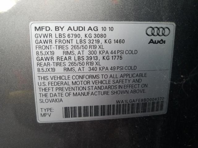 Photo 9 VIN: WA1LGAFE8BD004370 - AUDI Q7 