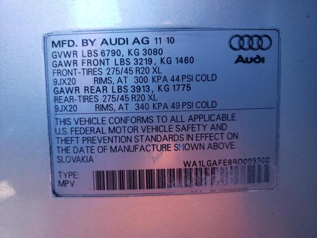 Photo 9 VIN: WA1LGAFE8BD005308 - AUDI Q7 PREMIUM 