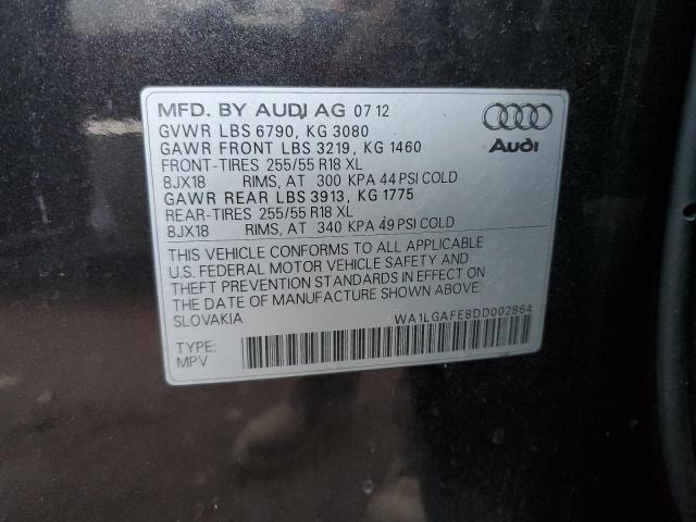 Photo 12 VIN: WA1LGAFE8DD002864 - AUDI Q7 PREMIUM 