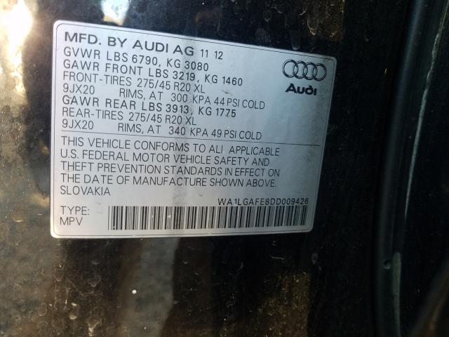 Photo 9 VIN: WA1LGAFE8DD009426 - AUDI Q7 PREMIUM 