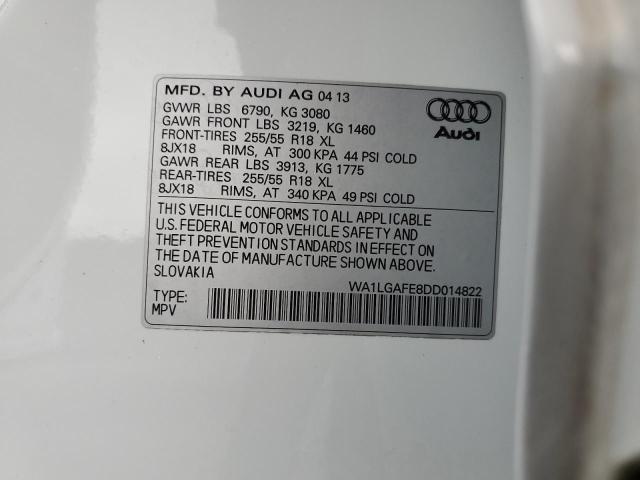 Photo 12 VIN: WA1LGAFE8DD014822 - AUDI Q7 PREMIUM 