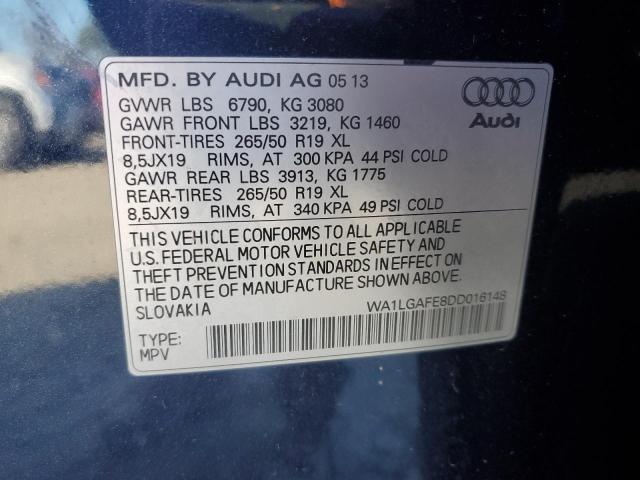 Photo 12 VIN: WA1LGAFE8DD016148 - AUDI Q7 PREMIUM 