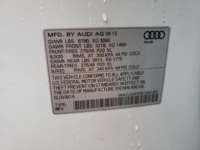 Photo 9 VIN: WA1LGAFE8ED001487 - AUDI Q7 PREMIUM 