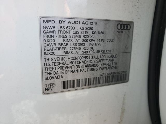 Photo 12 VIN: WA1LGAFE8ED013722 - AUDI Q7 PREMIUM 