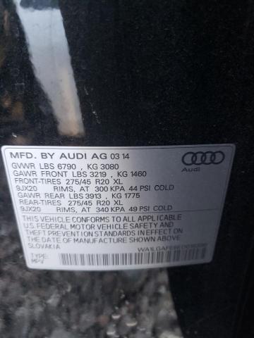 Photo 9 VIN: WA1LGAFE8ED018399 - AUDI Q7 PREMIUM 